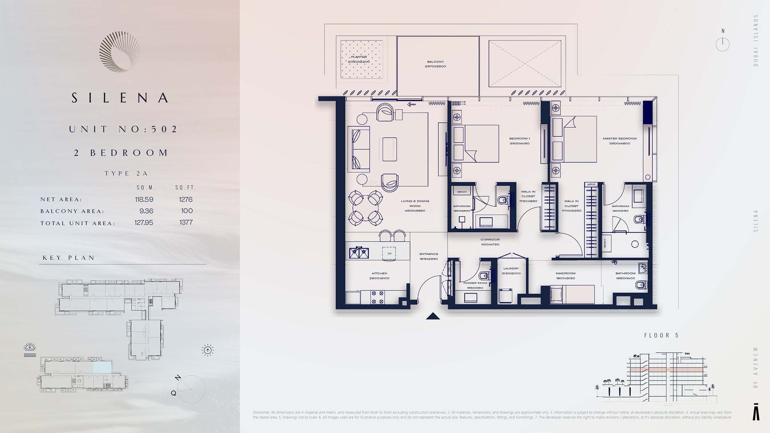 5th Floor-(Type 2A)-(Unit 502)