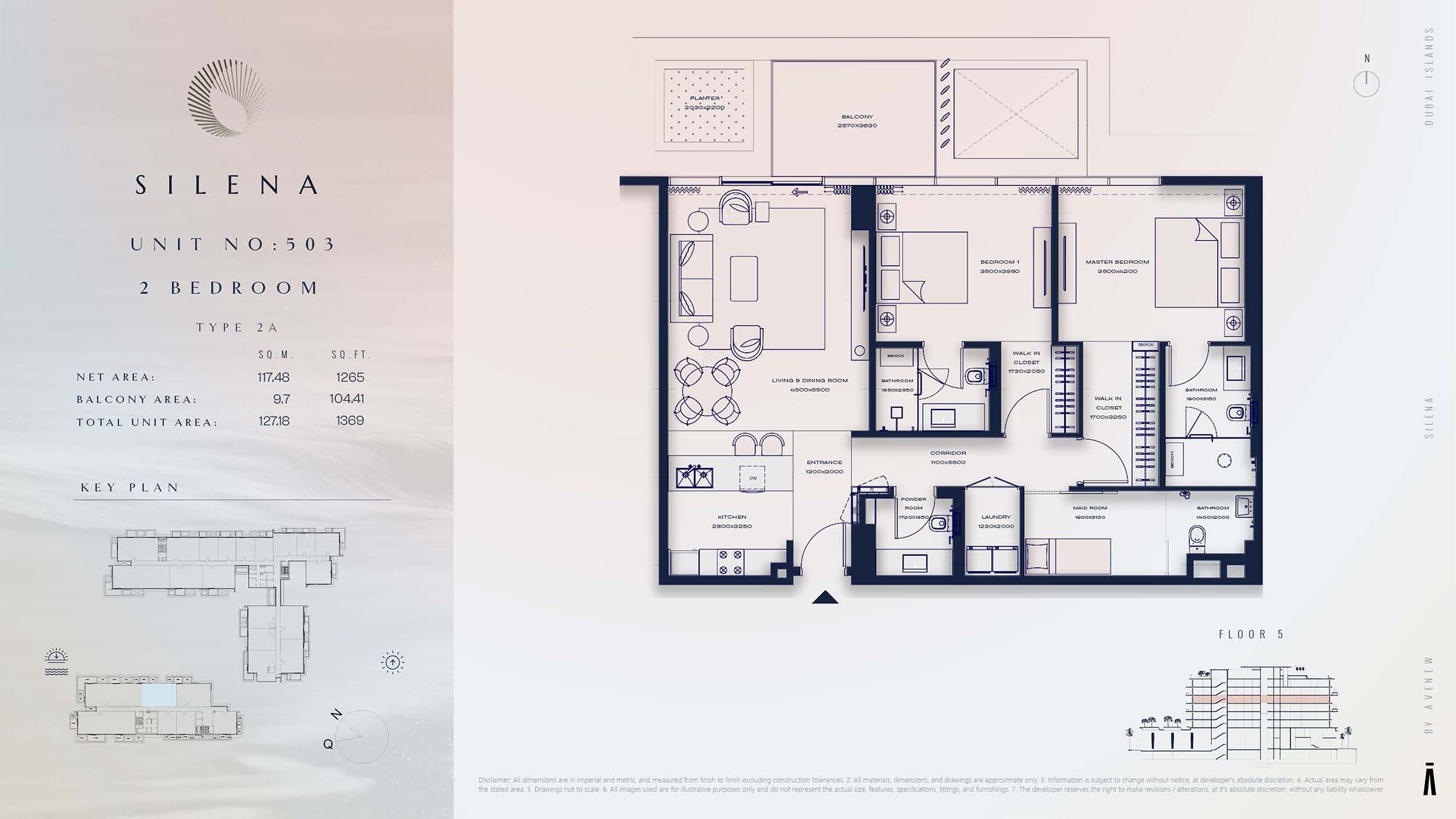 5th Floor-(Type 2A)-(Unit 503)