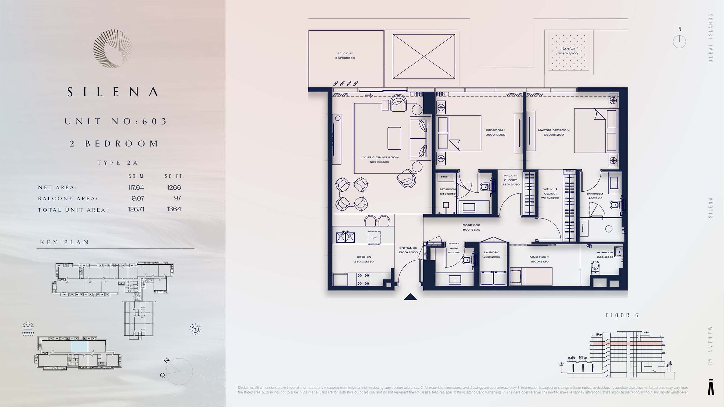 6th Floor-(Type 2A)-(Unit 603)
