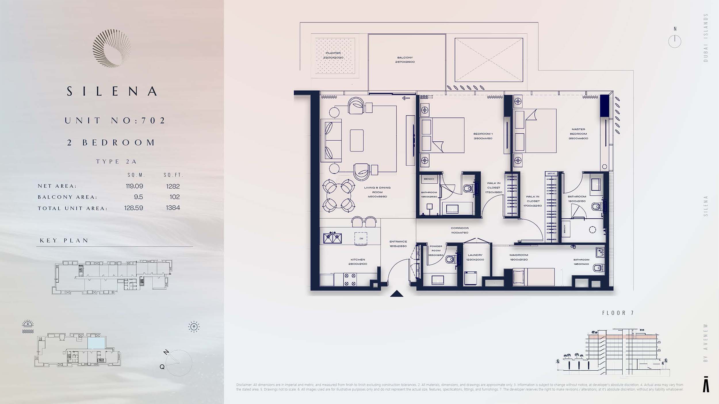 7th Floor-(Type 2A)-(Unit 702)