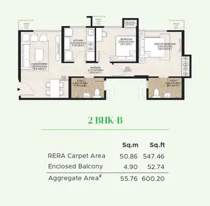 2 BHK-B