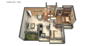 Isometric 2 BHK