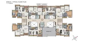 Athena Wing B, 7th, 12th Floor Plan