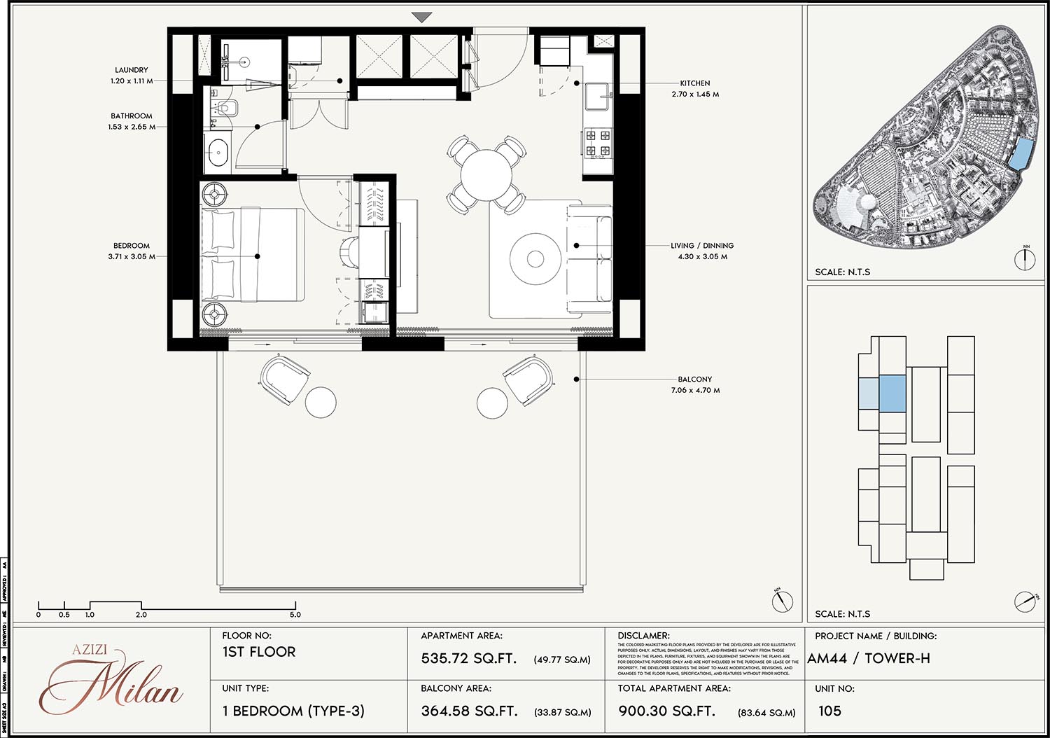 1st Floor Unit 105 (Type-3)