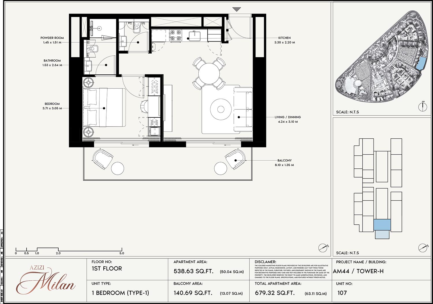 1st Floor Unit 107 (Type-1)