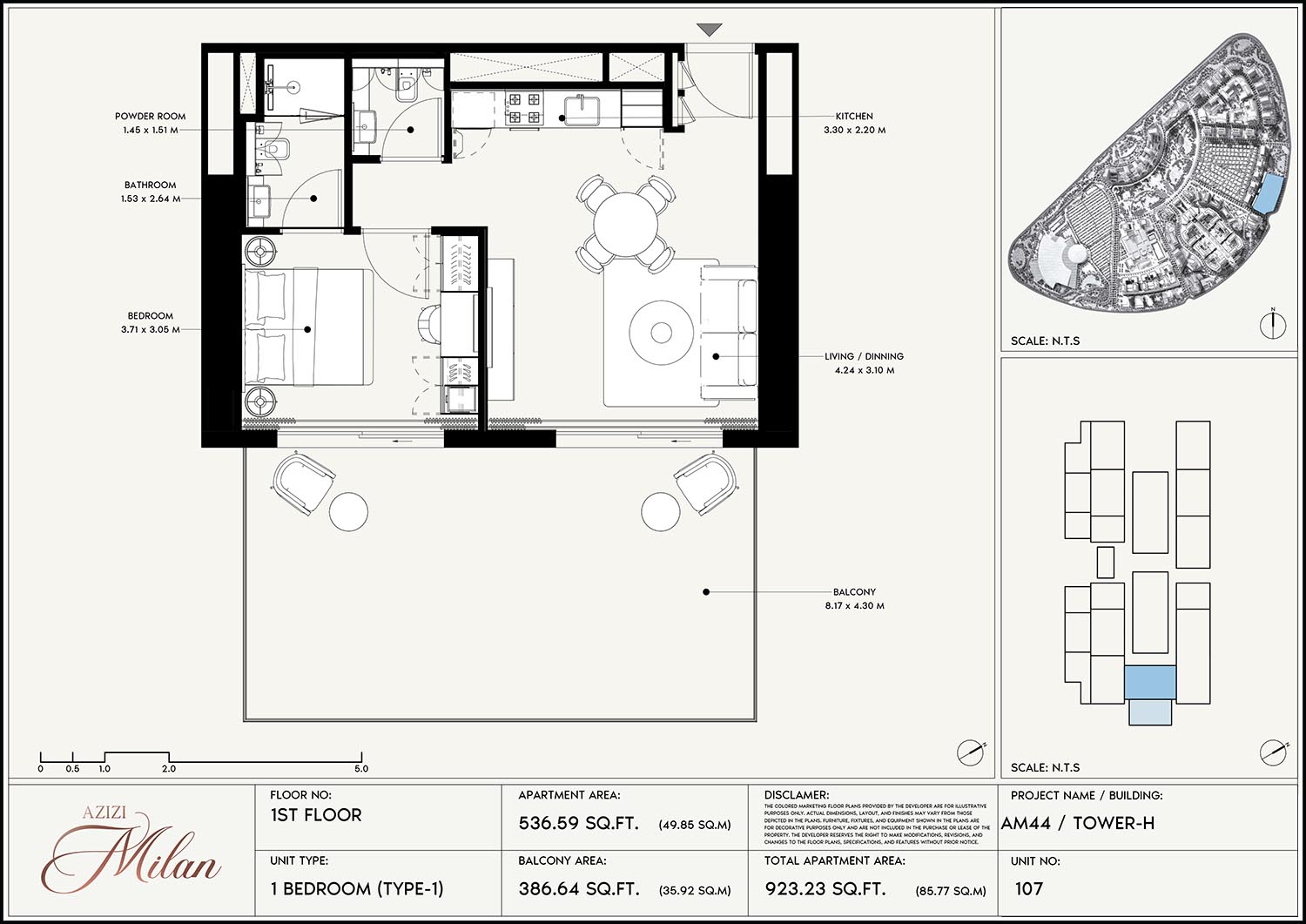 1st Floor Unit 107 (Type-1)