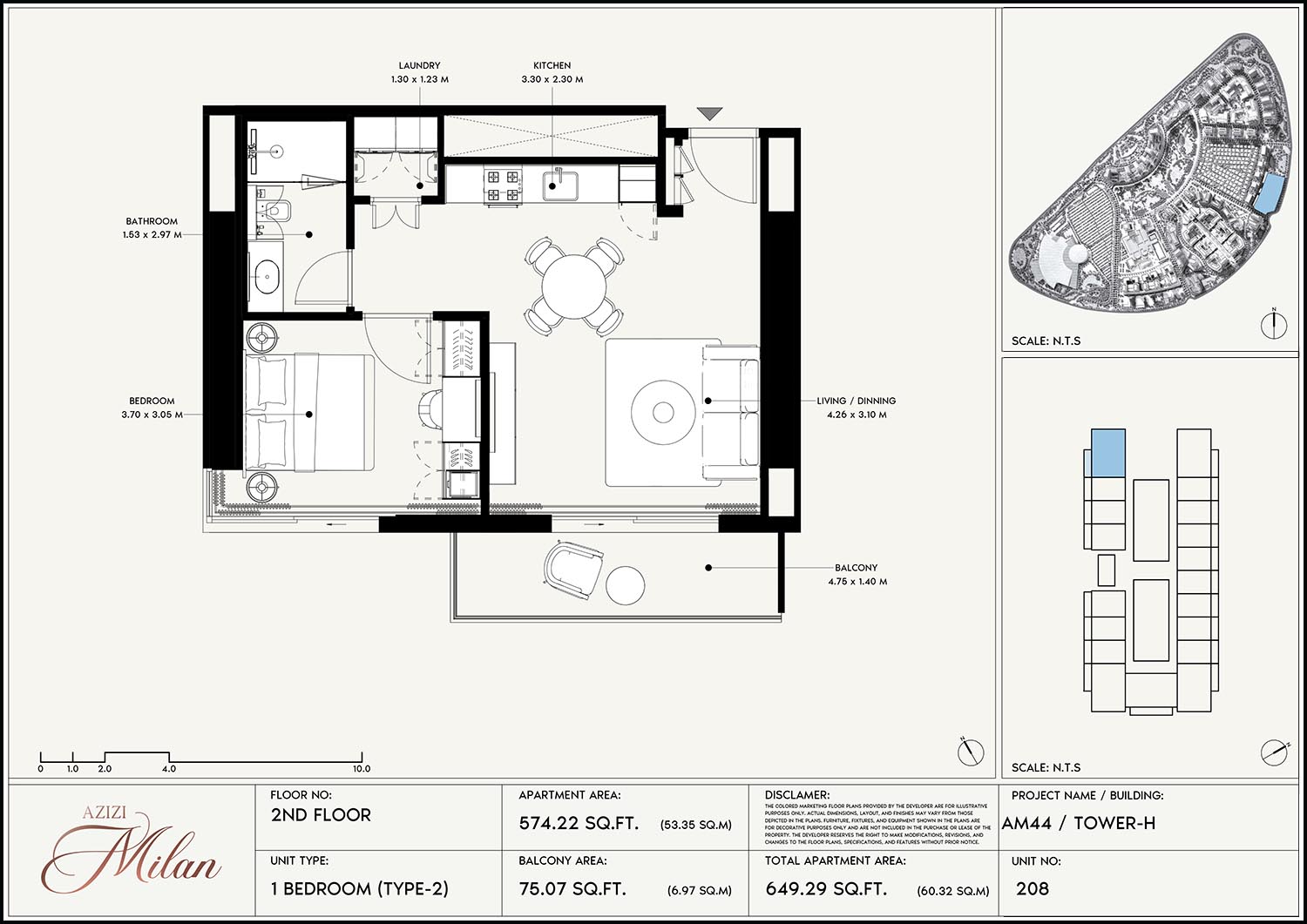 2nd Floor Unit 208 (Type-2)