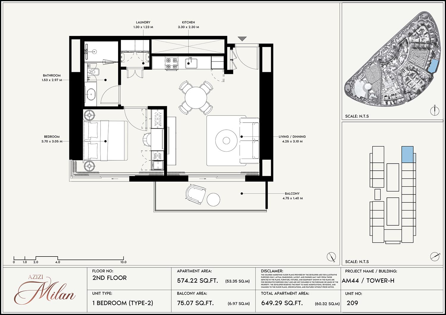 2nd Floor Unit 209 (Type-2)