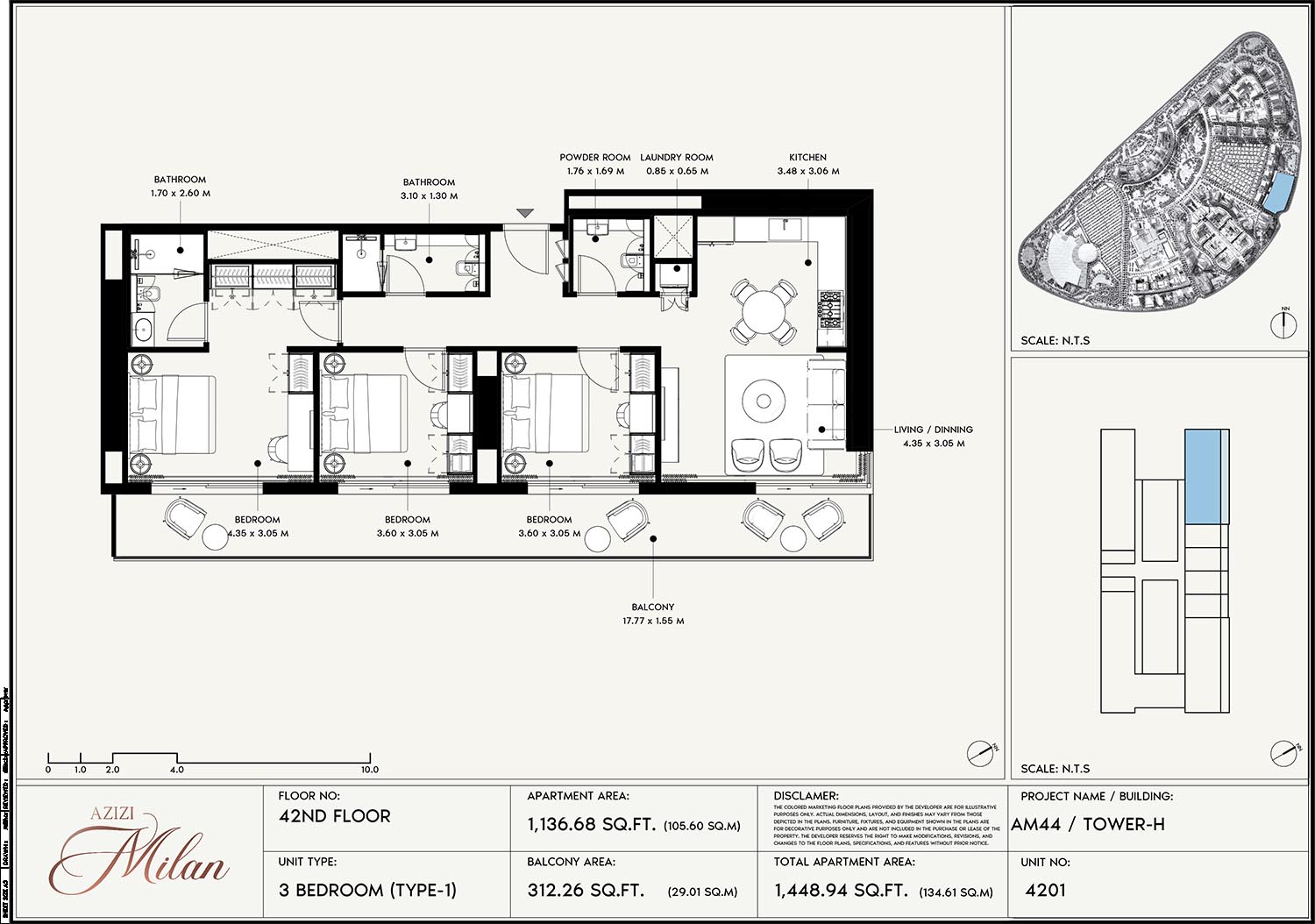 42nd Floor Unit 4201 (Type-1)