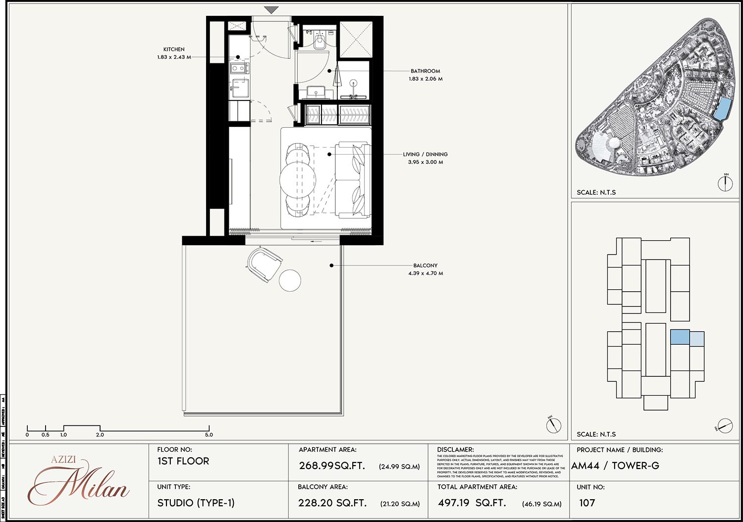 1st Floor Unit 107 (Type-1)