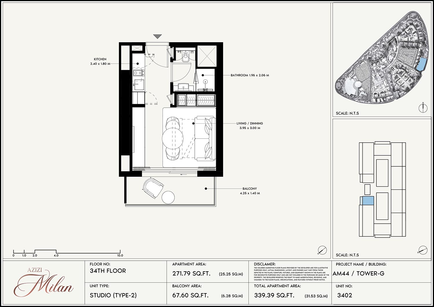 34th Floor Unit 3402 (Type-2)