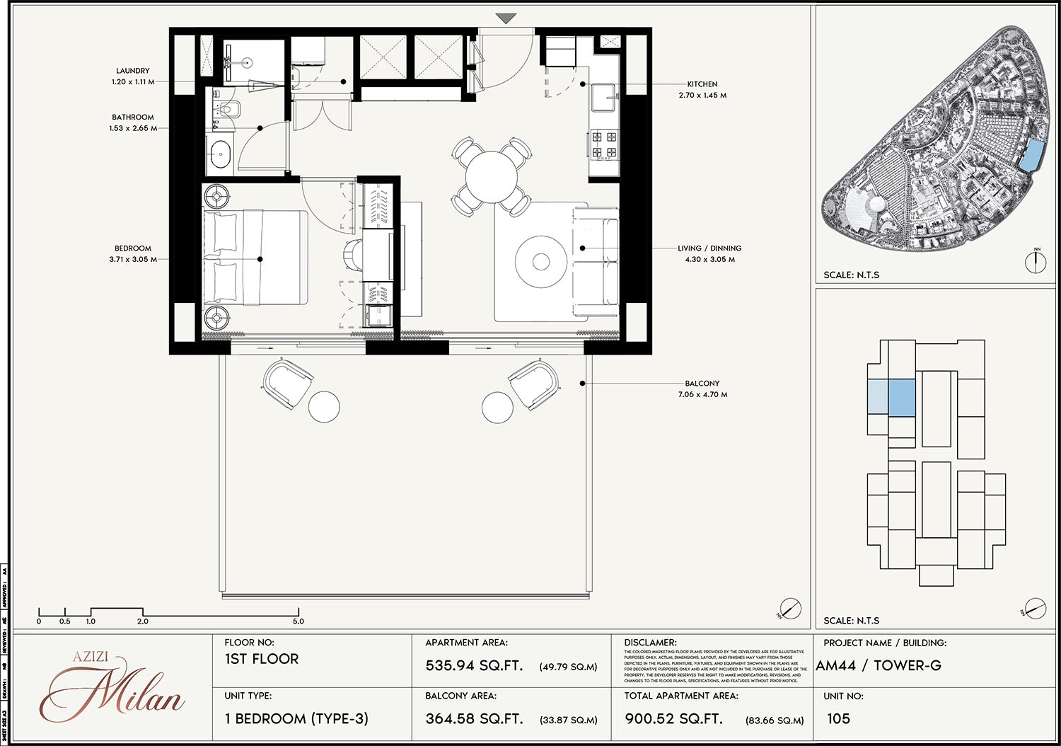 1st Floor Unit 105 (Type-3)