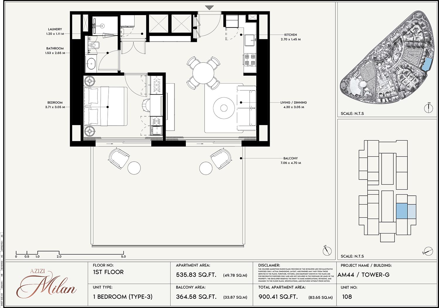 1st Floor Unit 108 (Type-3)