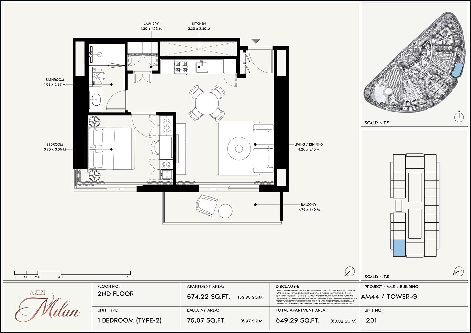 2nd Floor Unit 201 (Type-2)