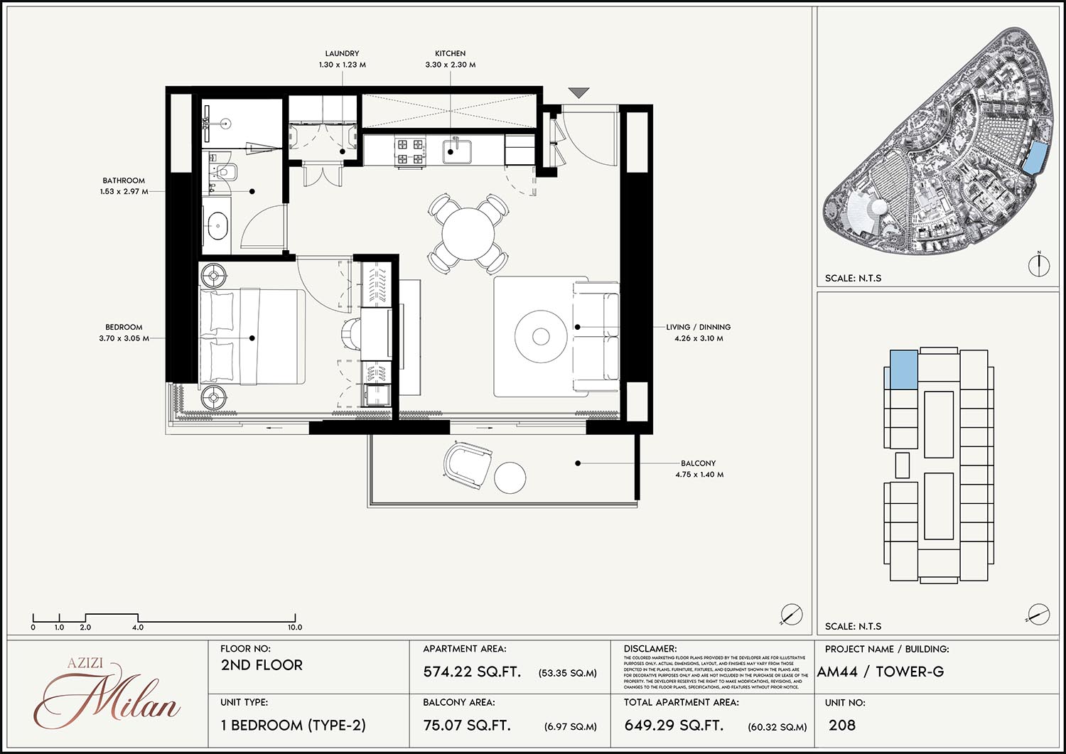2nd Floor Unit 208 (Type-2)