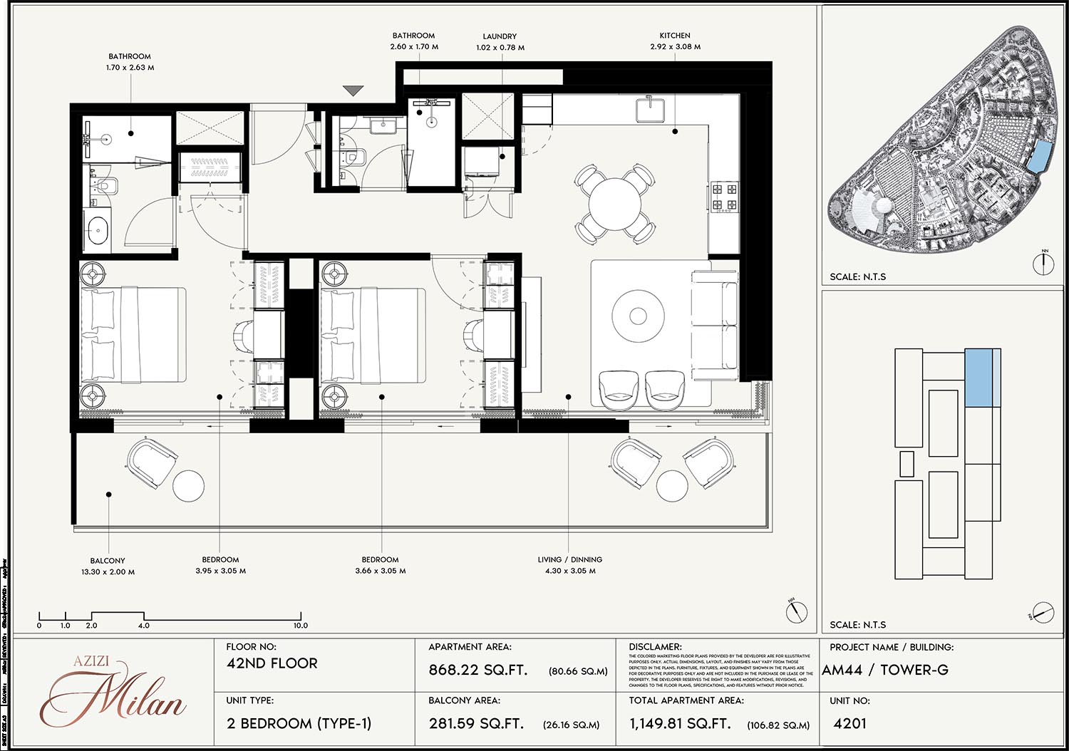 42nd Floor Unit 4201 (Type-1)