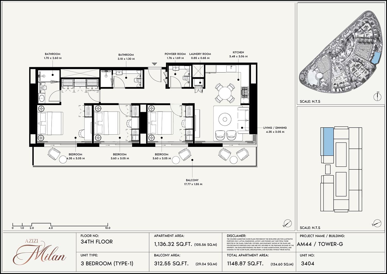 34th Floor Unit 3404 (Type-1)