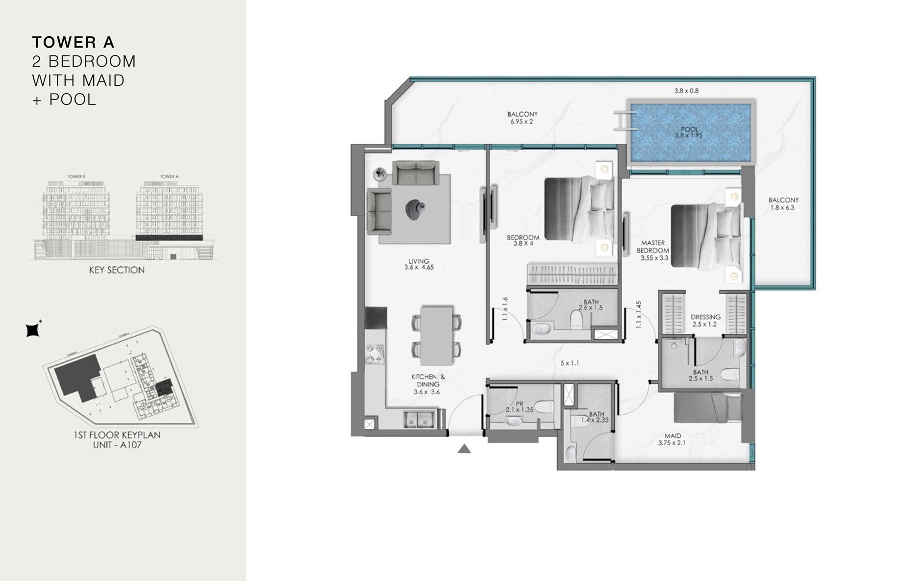 Unit-A 107 (1st Floor)