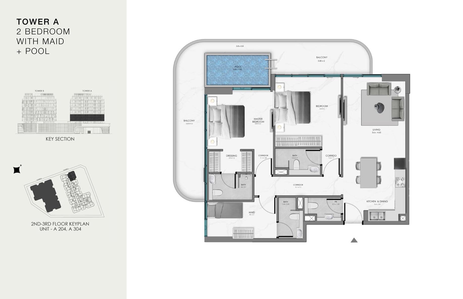 Unit-A 204-A 304 (2nd-3rd Floor)