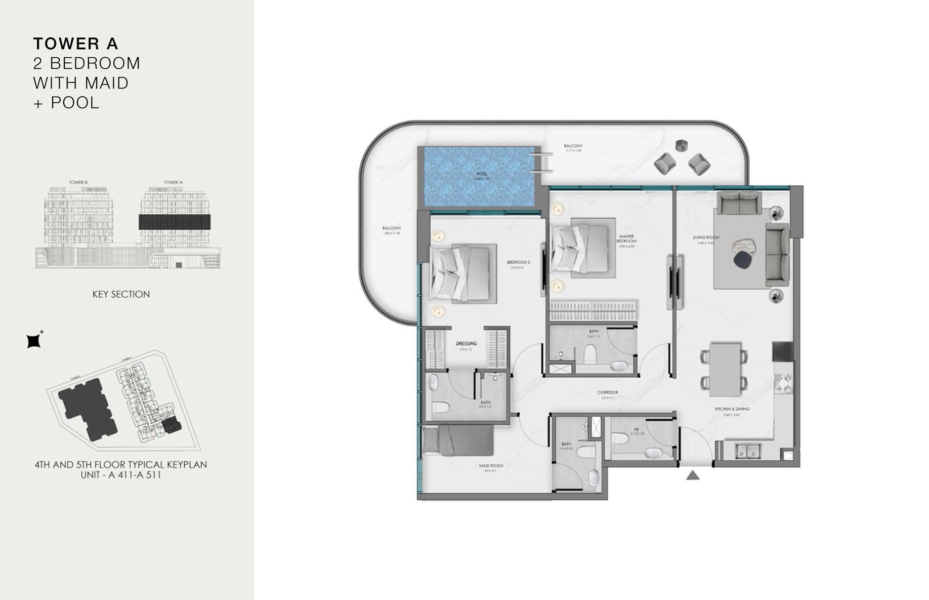 Unit-A 411-A 511 (4th-5th Floor)