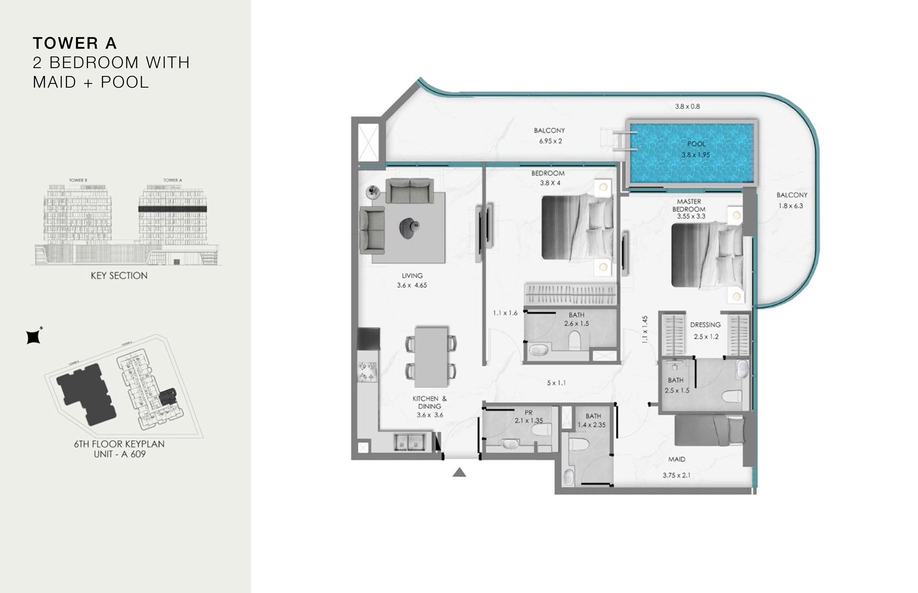 Unit-A 609 (6th Floor)