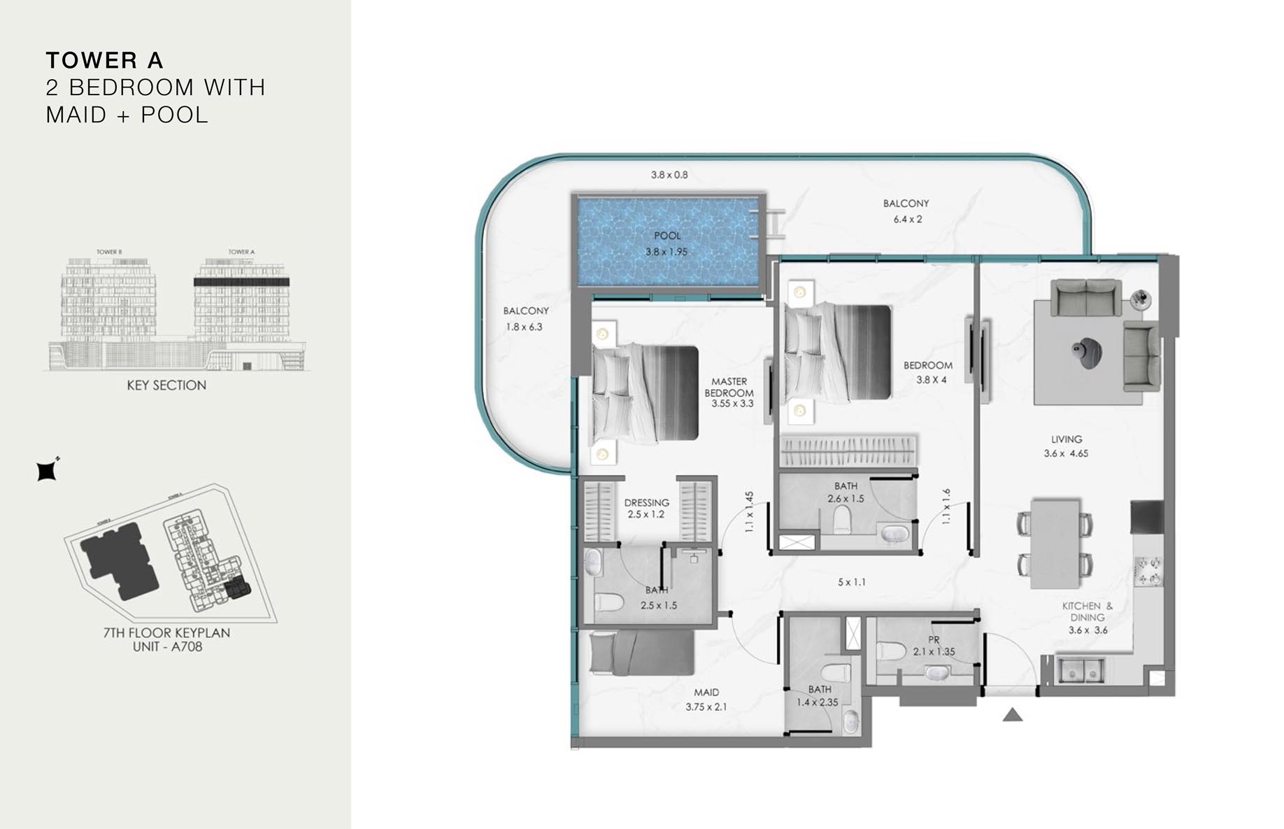 Unit-A 708 (7th Floor)