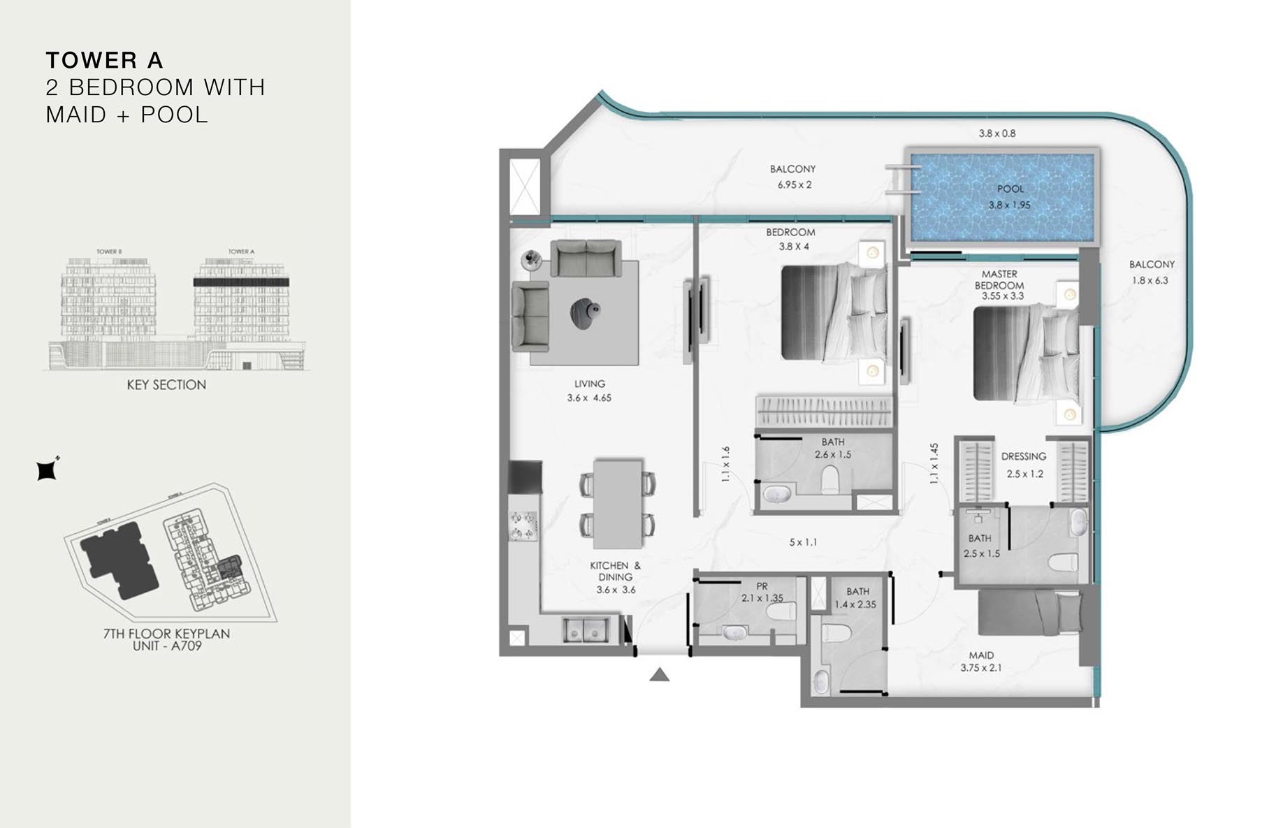 Unit-A 709 (7th Floor)