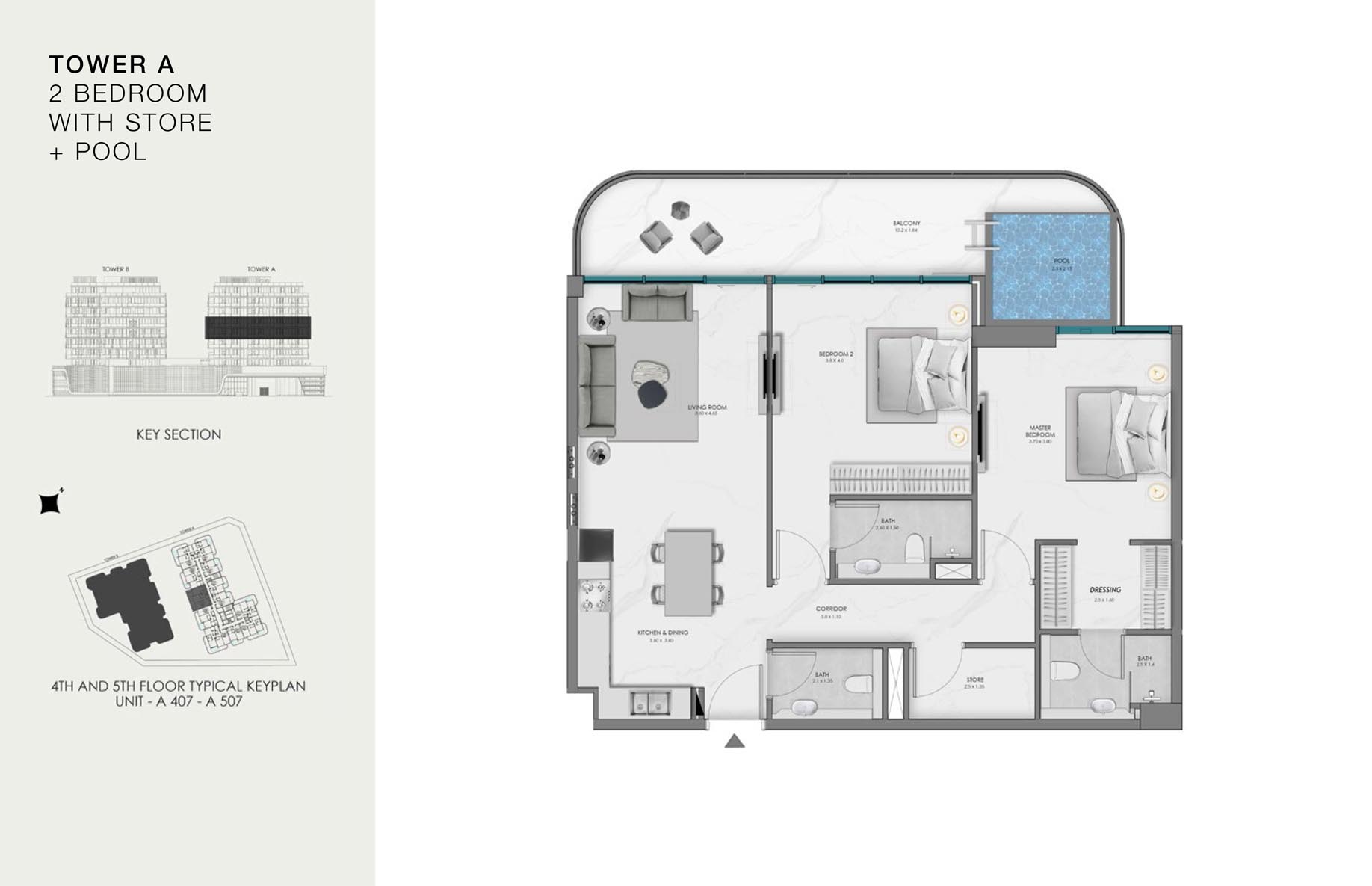 Unit-A 407-A 507 (4th-5th Floor)
