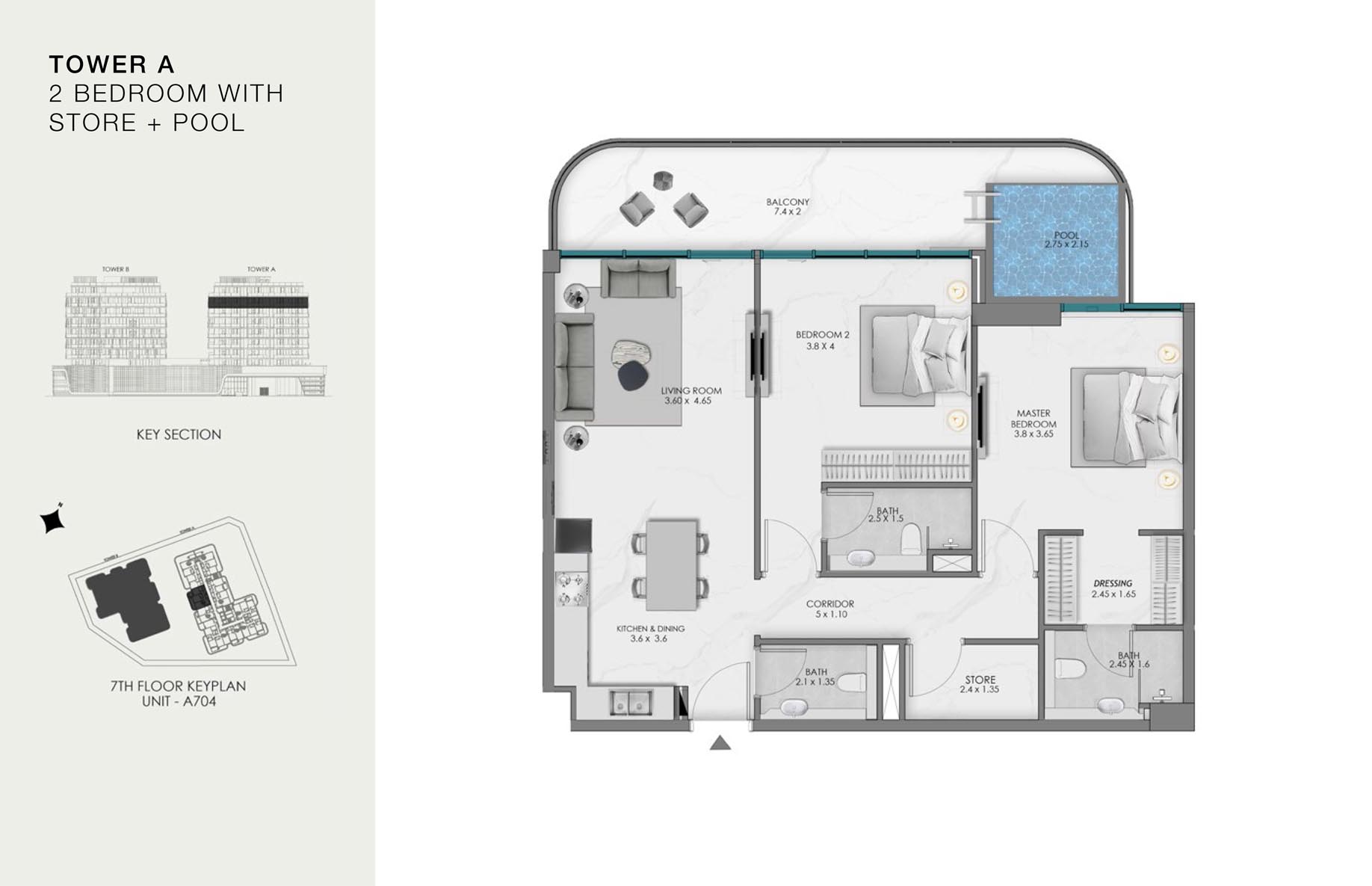 Unit-A 704 (7th Floor)