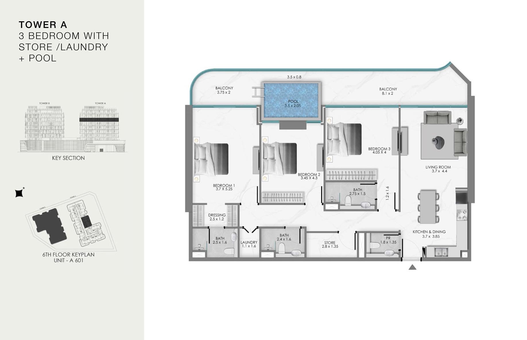 Unit-A 601 (6th Floor)