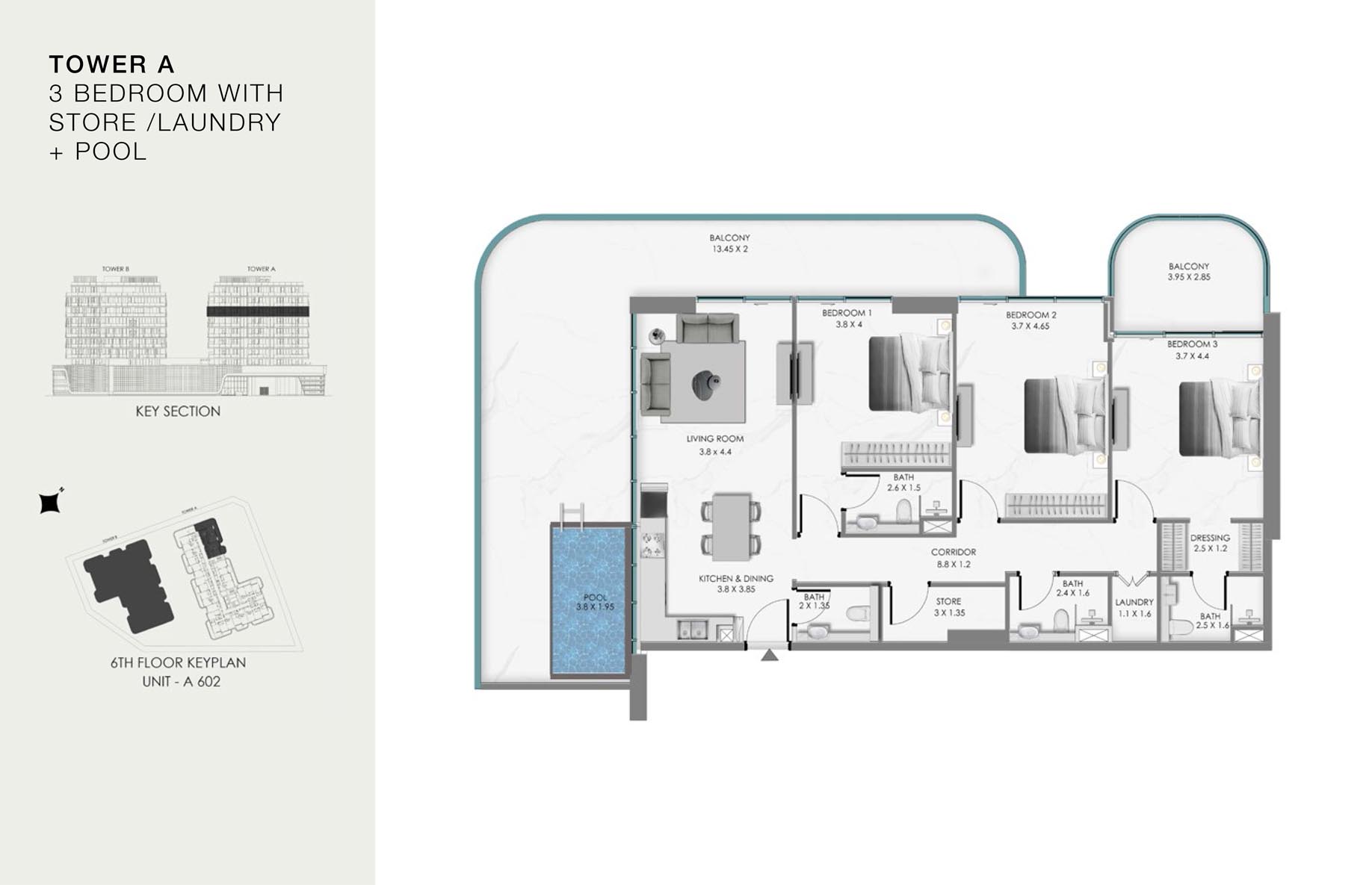 Unit-A 602 (6th Floor)