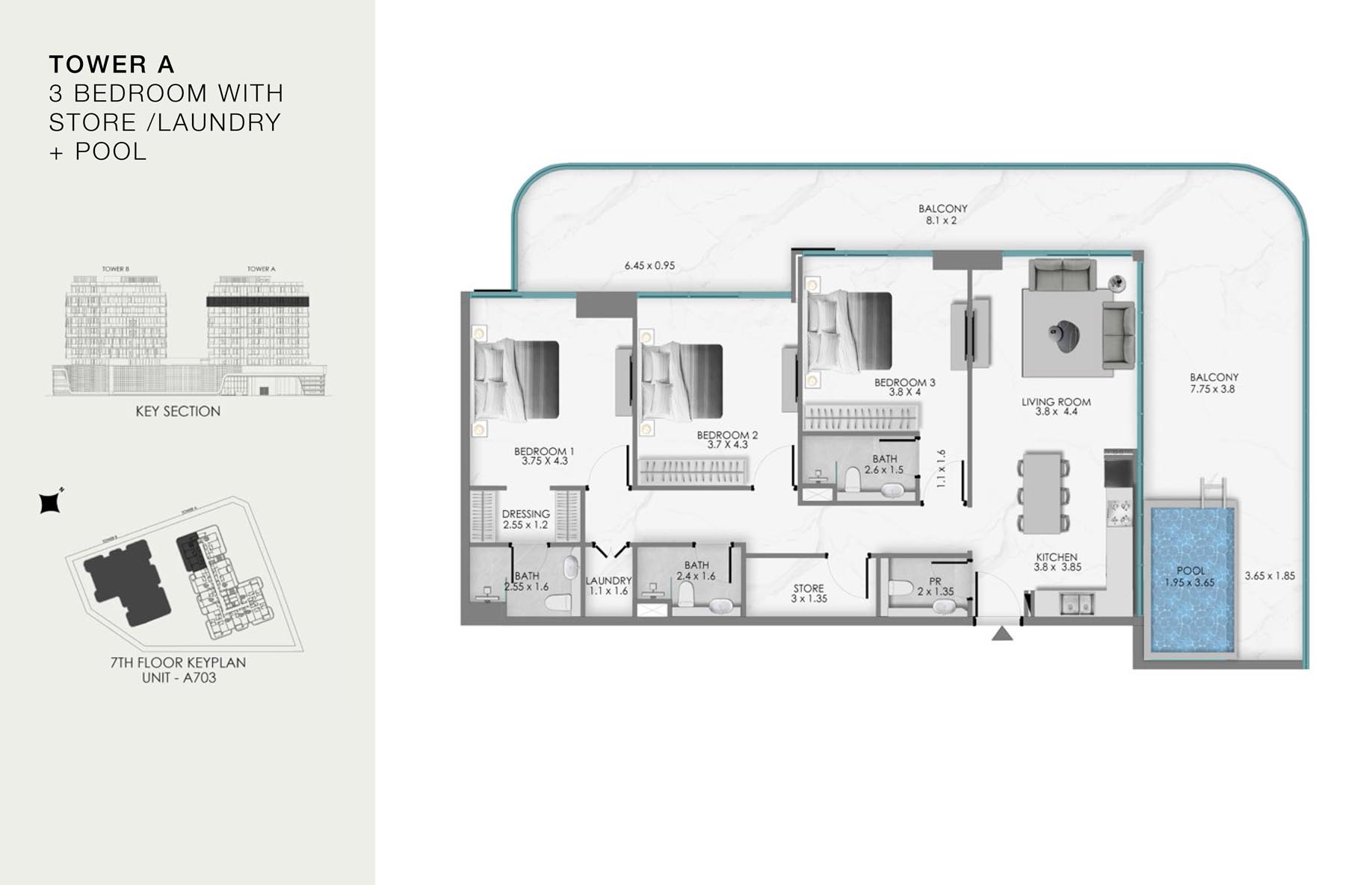 Unit-A 703 (7th Floor)
