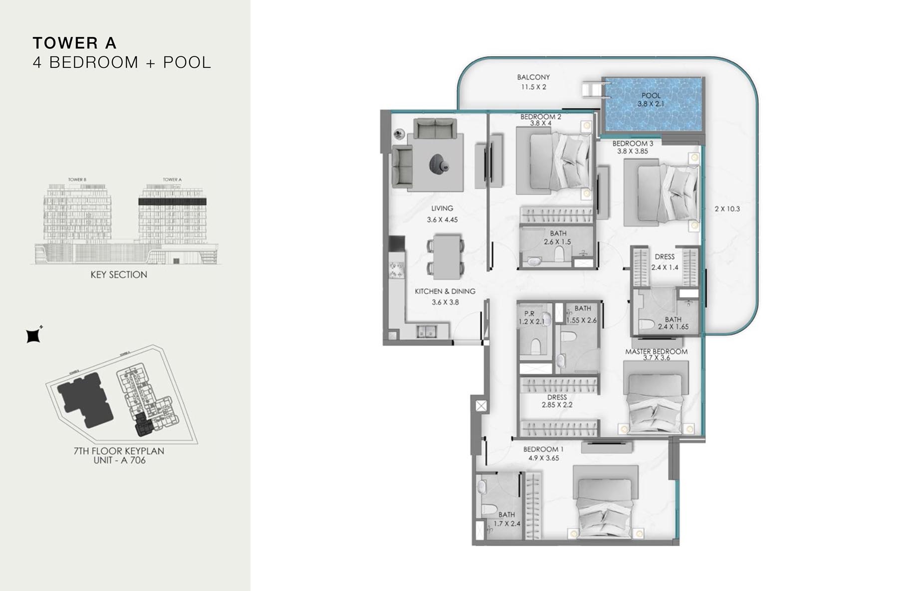 Unit-A 706 (7th Floor)