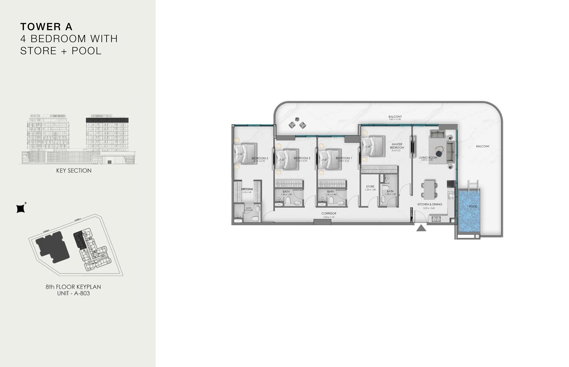 Unit-A 803 (8th Floor)