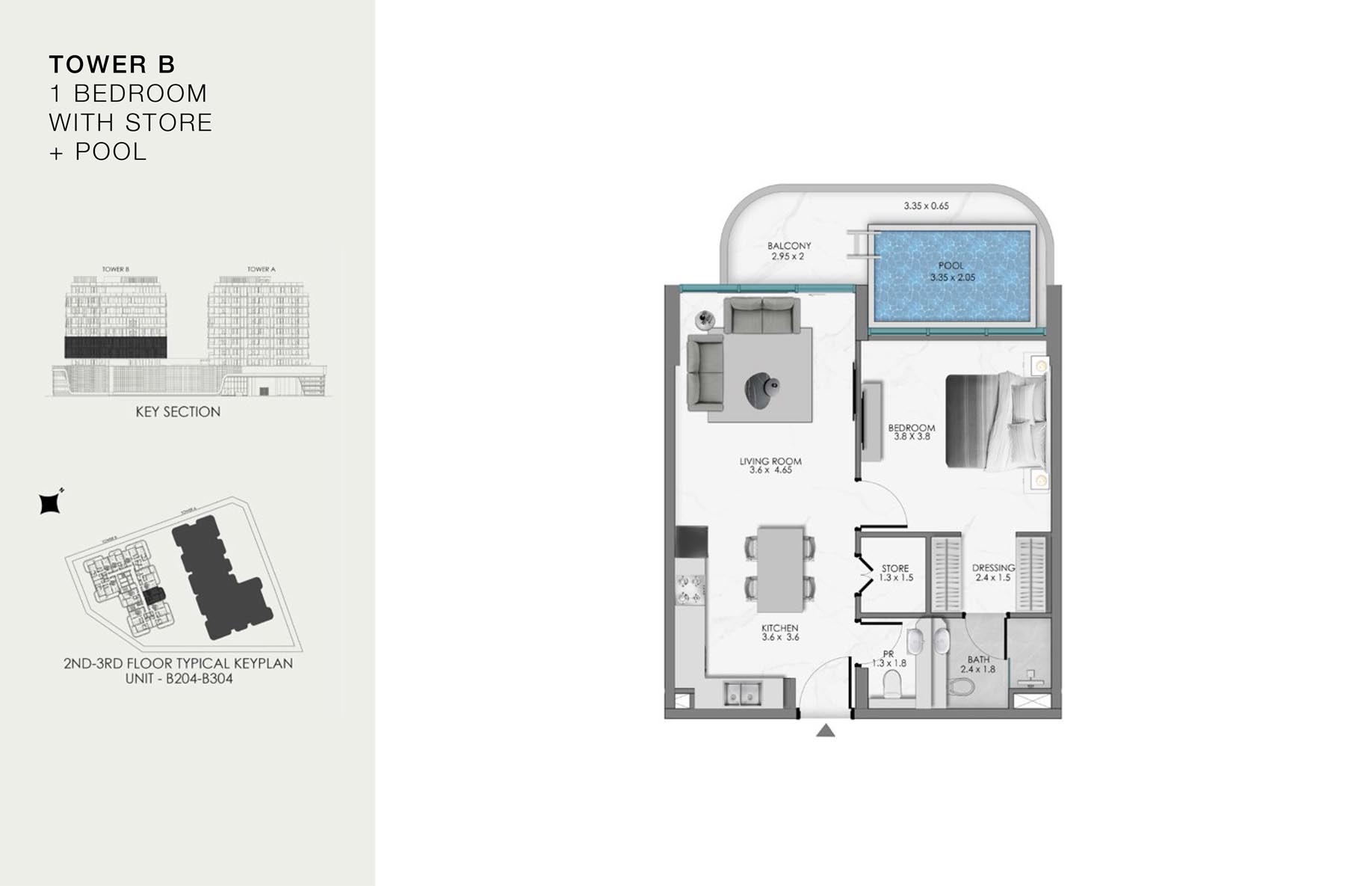 Unit-B 204-B304 (2nd-3rd Floor)