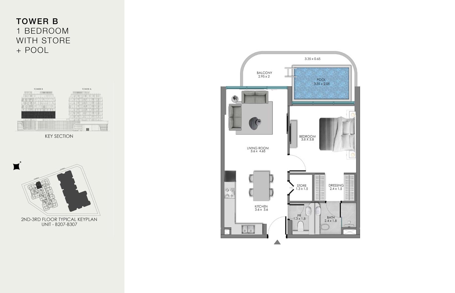 Unit-B 207-B307 (2nd-3rd Floor)