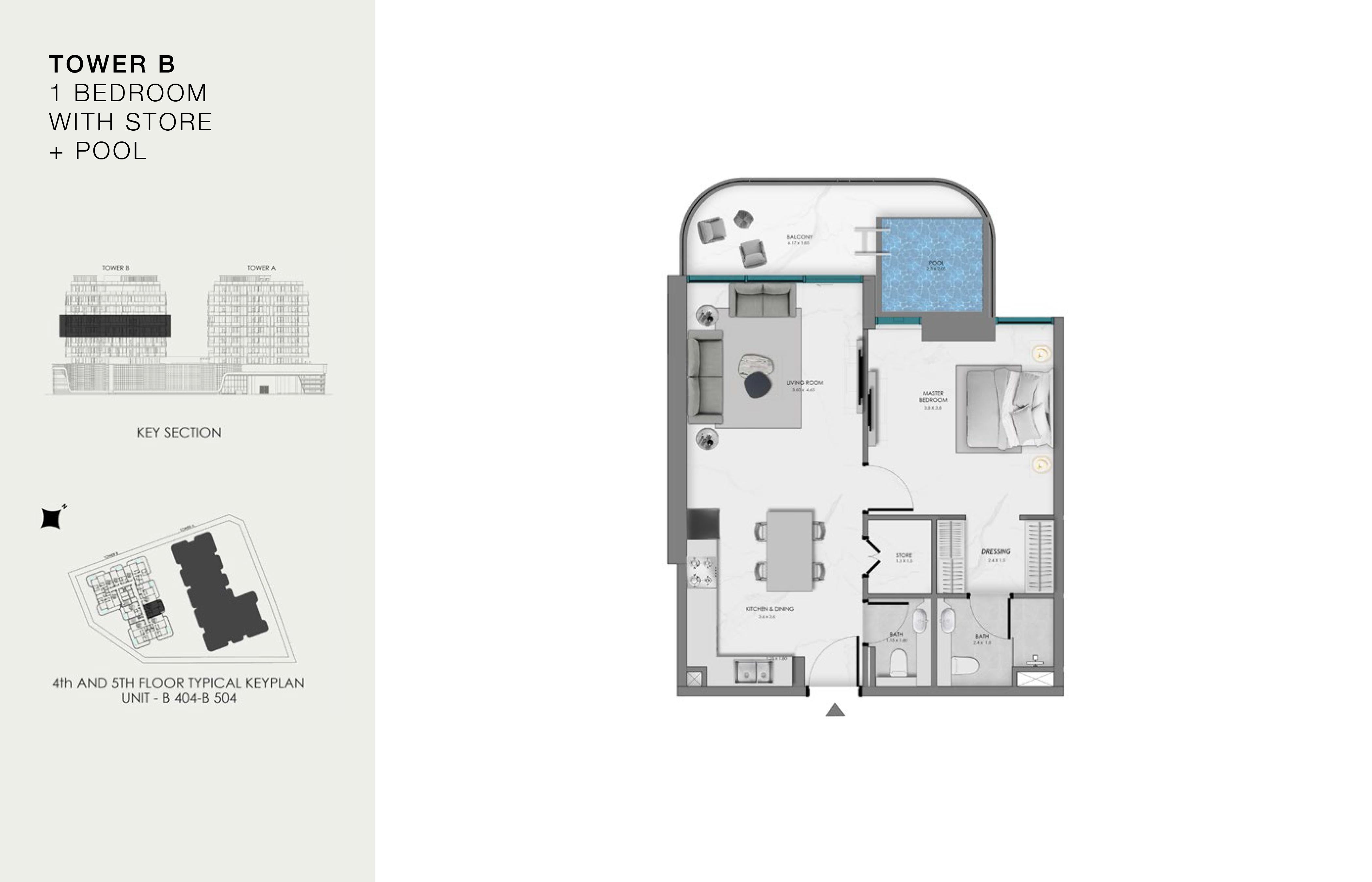 Unit-B 404-B 504 (4th-5th Floor)
