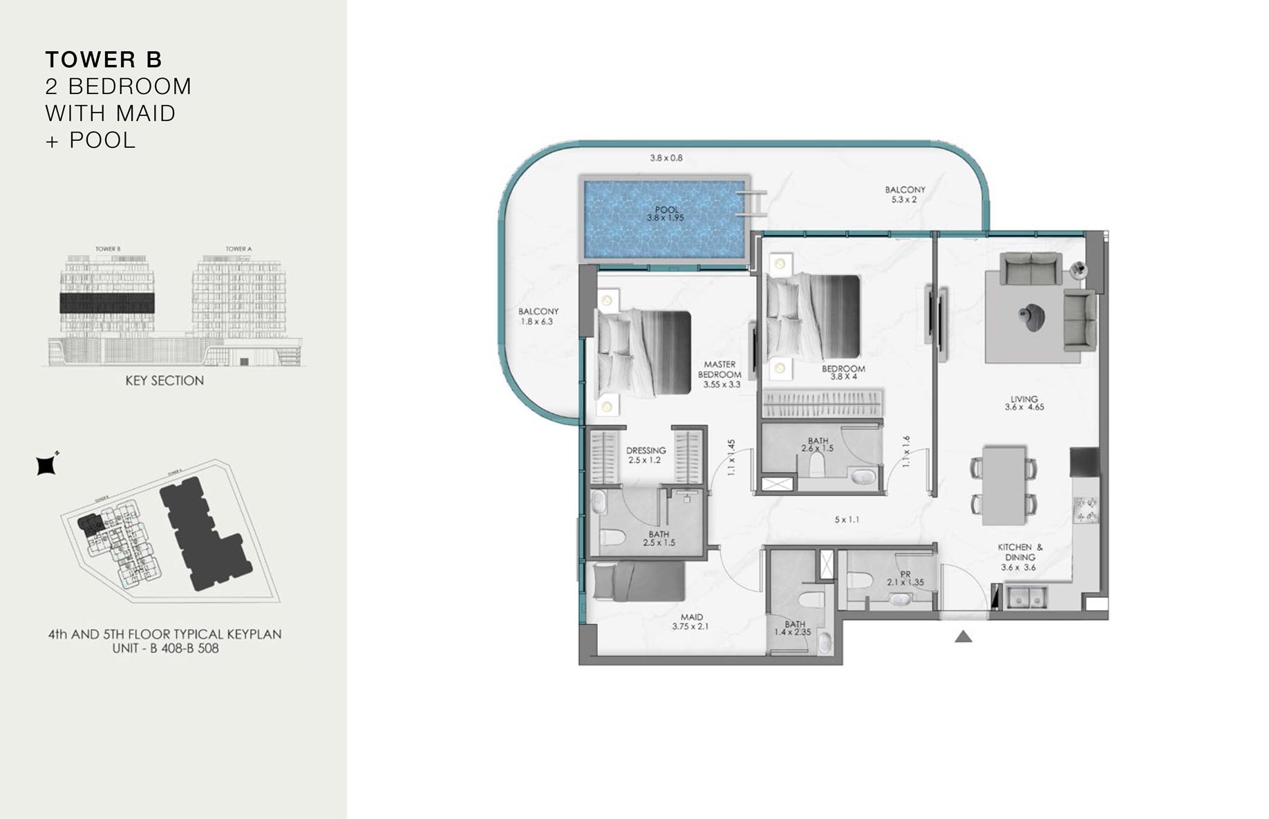Unit-B 408-B 508 (4th-5th Floor)