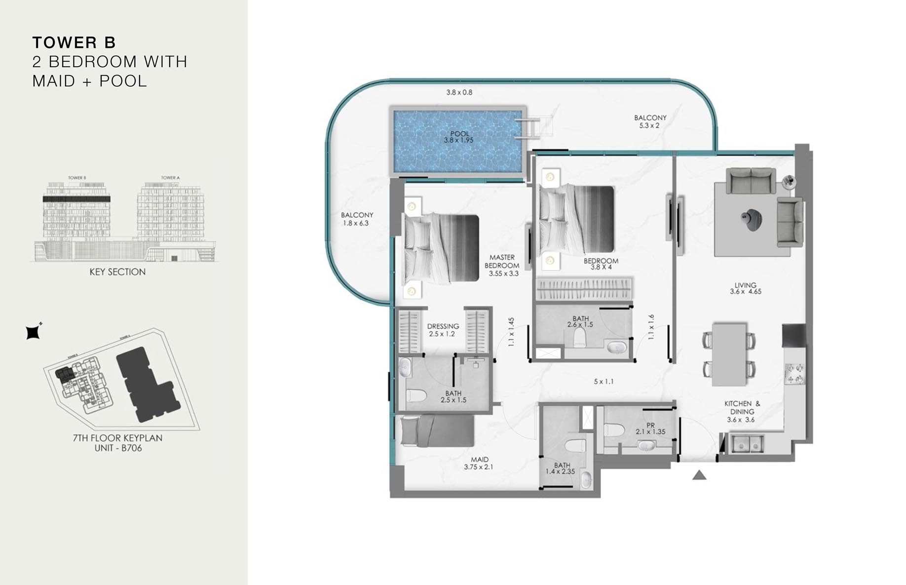 Unit-B 706 (7th Floor)