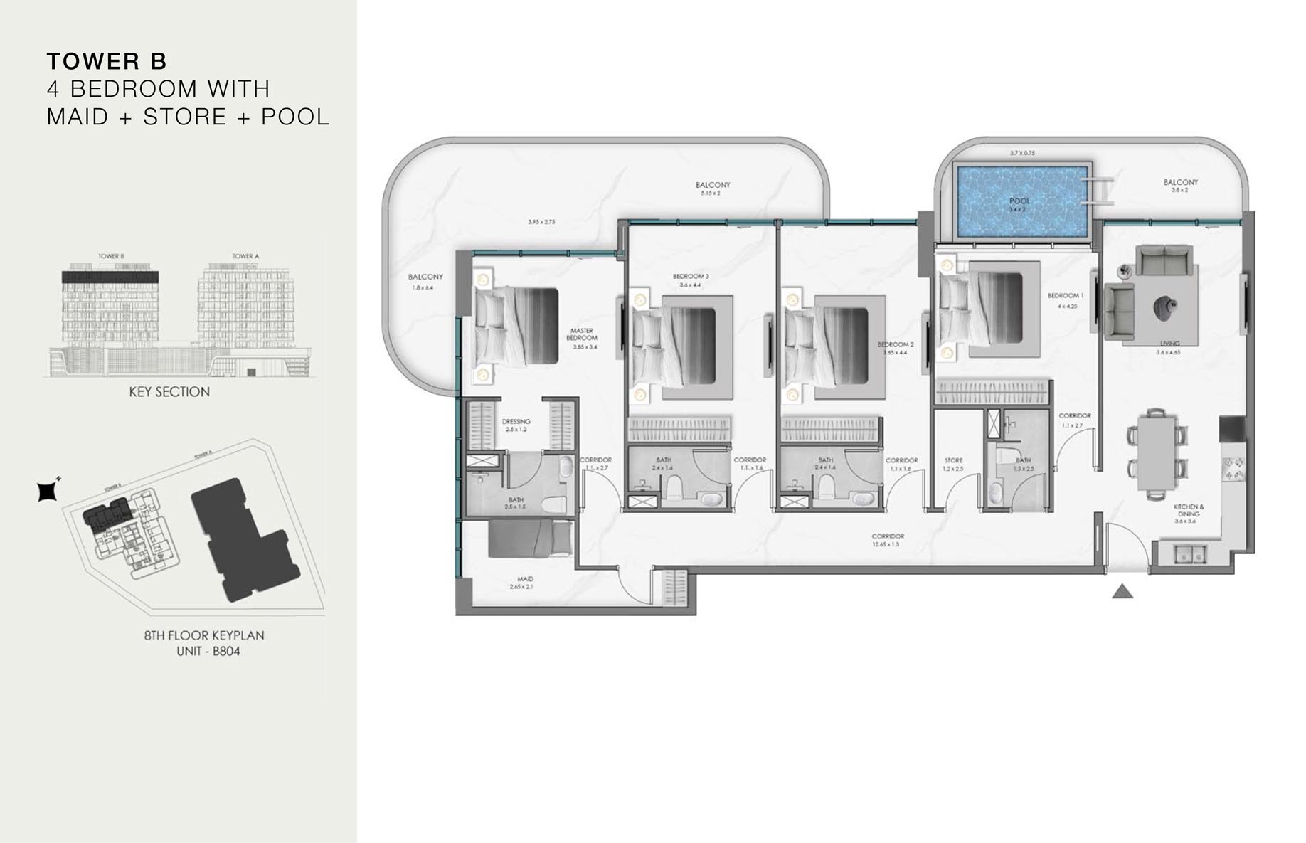 Unit-B 804 (8th Floor)