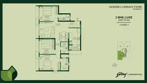 3 BHK Luxe, Unit 03