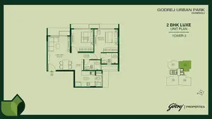 2 BHK Luxe, Unit 02