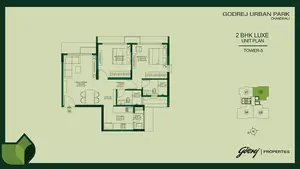 2 BHK Luxe, Unit 02