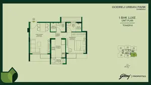 1 BHK Luxe, Unit 04