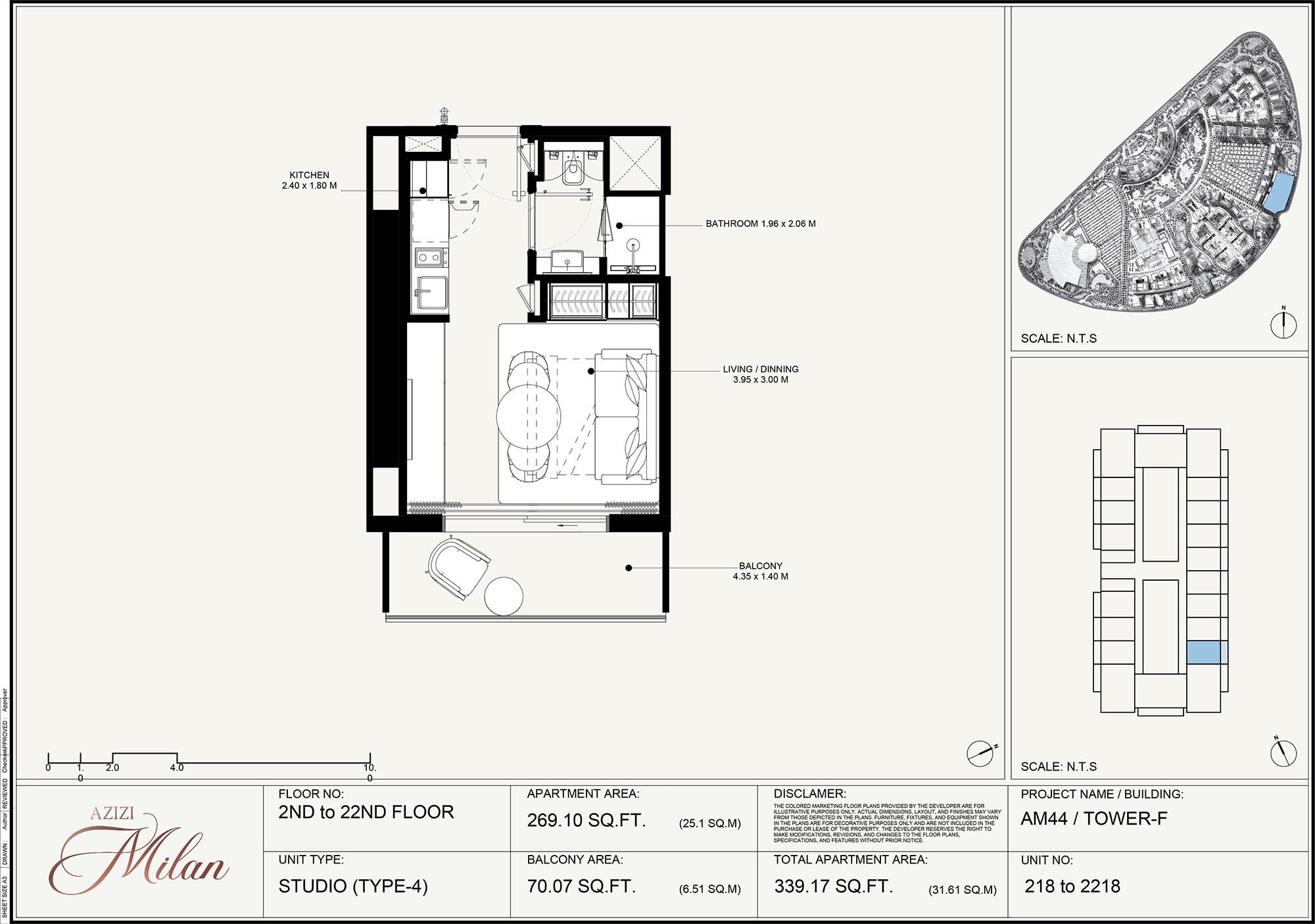 2nd To 22nd Floor Unit 218 To 2218 (Type-4)