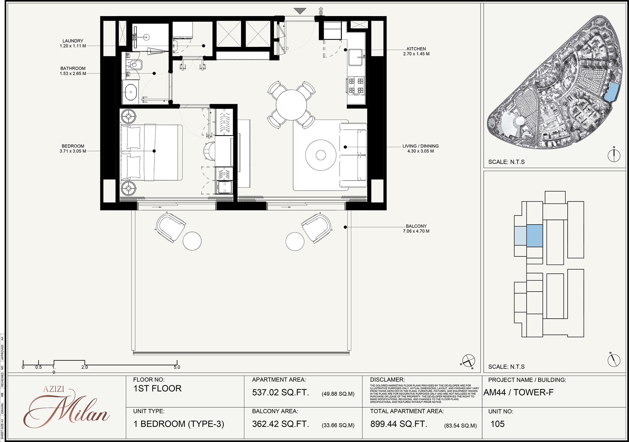 1st Floor Unit 105 (Type-3)