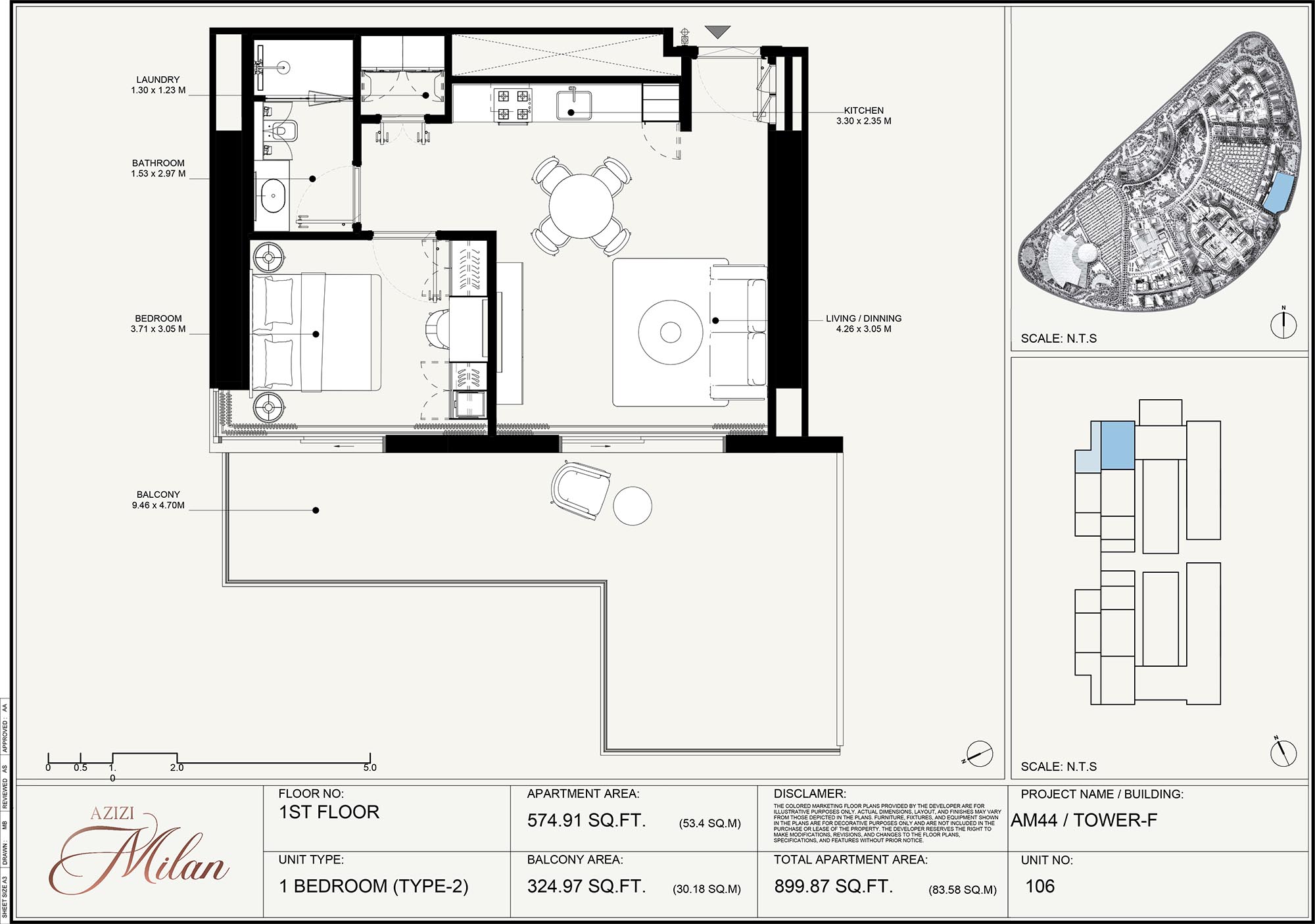 1st Floor Unit 106 (Type-2)