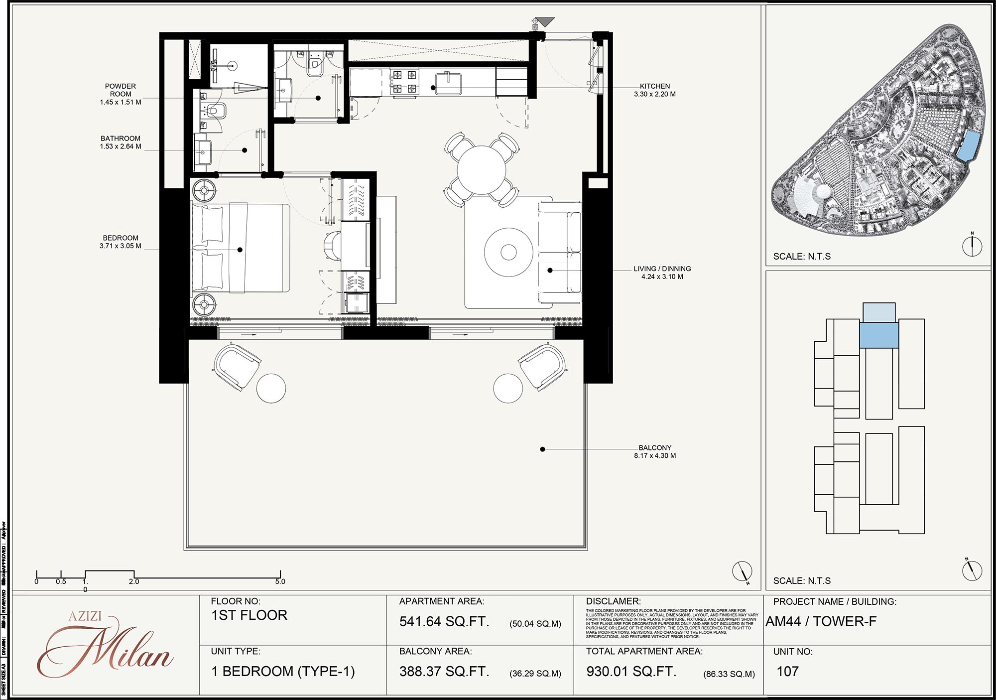 1st Floor Unit 107 (Type-1)