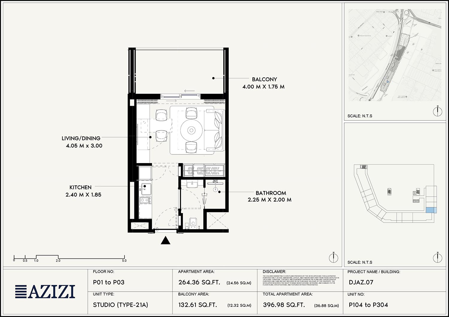 Unit P104 To P304 (Type-21A)