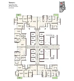 Type 47th Floor and above (with Deck)